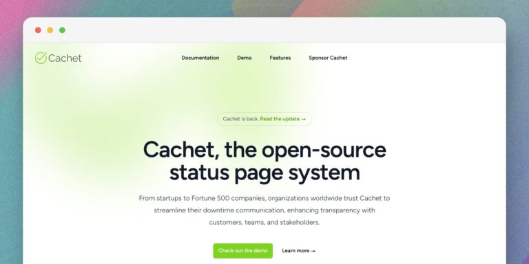 Read more about the article Cachet v3 Announcement